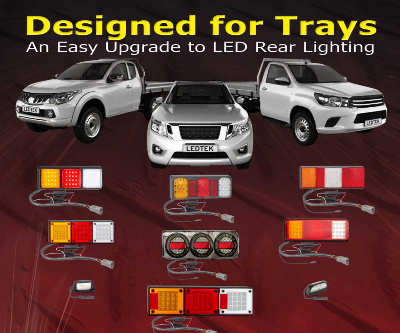 SO282ARWM2LR450+PATCHTRITON-MN - Vehicle Patch Cable System. Easy LED Upgrade. Stop, Tail, Indicator and Reverse. Lamp with Conversion Cable, Plug. Prewired Lamp and Patch Lead to Vehicle Loom. To Suit Mitsubishi Triton MN. Autolamp. Ultimate LED. 