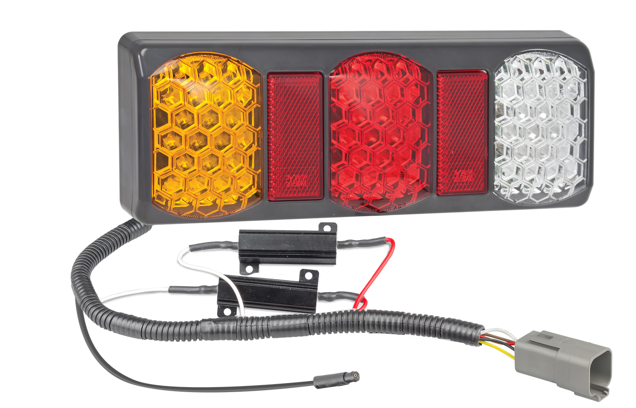 SO275GARWM2LR450+PATCH-NP300CC - Navara NP300 Cab Chassis LED Patch Cable System. Plug and Play. Designed for Trays. 280 Series Light. Stop, Tail, Indicator and Reverse. 12v Only. Lamp with Conversion Cable. Application to Suit Nissan Navara NP300 Cab Cassis. Autolamp. Ultimate LED. 