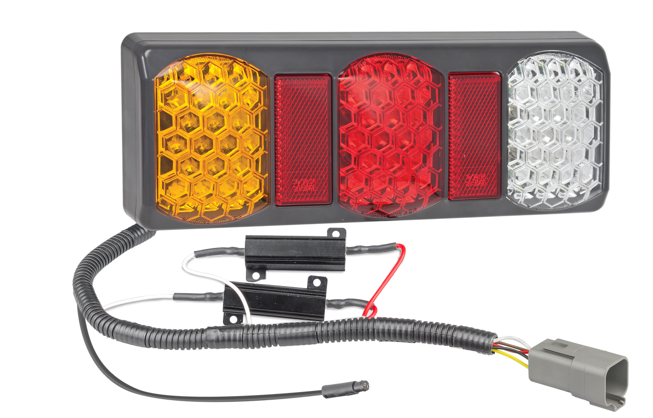 SO275GARWM2LR450+PATCHTRITON-MQ - Triton MQ LED Patch Cable System. Plug and Play. LED Upgrade. Designed for Trays. 275G Series Light. Stop, Tail, Indicator and Reverse. 12v Only. Lamp with Conversion Cable. Application to Suit Mitsubishi Triton MQ. Autolamp. Ultimate LED. 