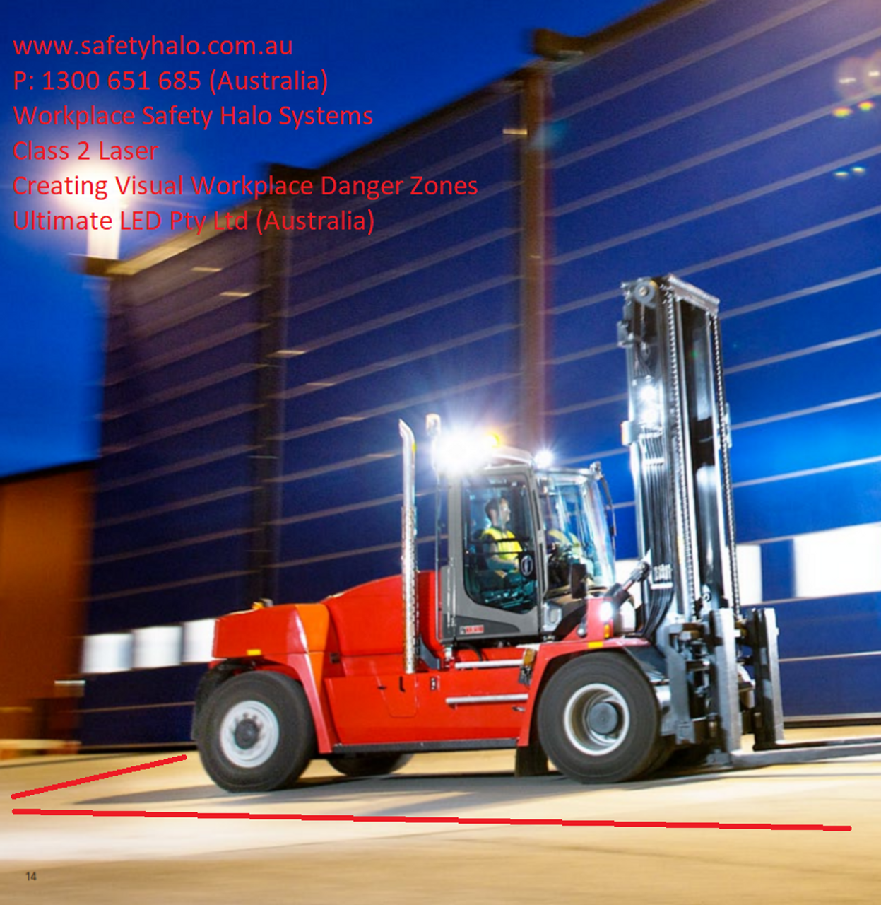  1. Laser Safety Halo Red Line Boundary Beam. Workplace Safety Exclusion Zone Around Heavy Machinery. Mining Machines Exclusion Zone. Warehouse Exclusion Zones. Transport Vehicle Loading Bay Exclusion Zones. Large Forklifts Exclusion Zone Kit