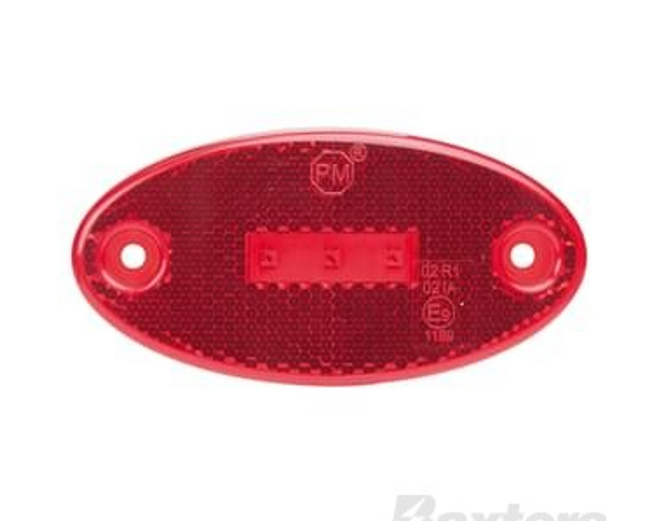 1200R - LED Marker Light Red. Oval. Surface Mount. Multi-Volt. Water & Dust Proof. Low Profile with In-Built Reflective Lens. Peterson. RV. Ultimate LED. 