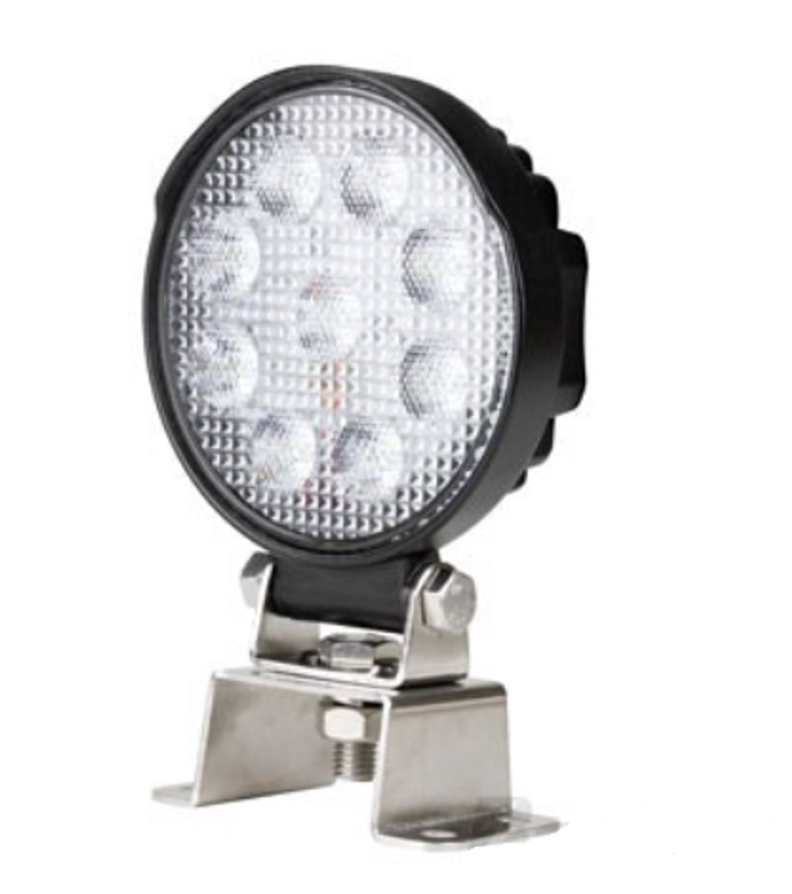 RWL814RF - LED Work Light. Round Flood Beam with Swivel Mounting Base. Multi-Volt 10-30v 14W. Super Low Currant Draw. Water and Dust Proof. RV. Ultimate LED.