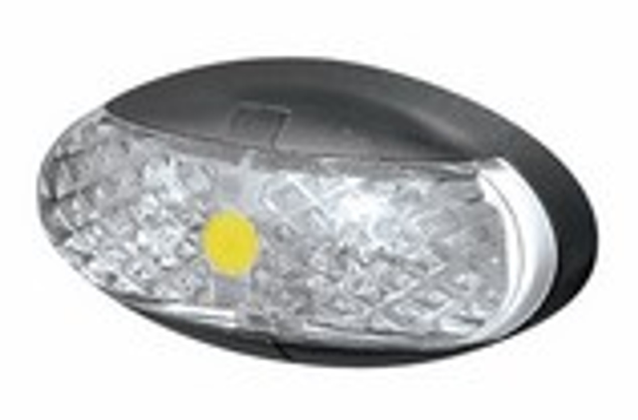 Roadvision Side Marker, Clearance Light. BR2 Series Amber. Chrome and White Base Available. Ultimate LED