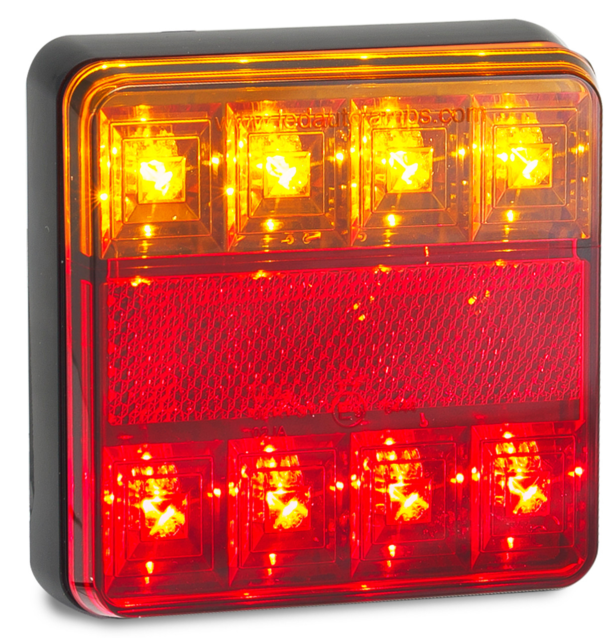101BAR - Combination Tail Light. Small Trailer Rear Light. Stop, Tail, Indicator, Reflector Light 12v Blister Single Pack. LED Auto Lamps.  Ultimate LED. 