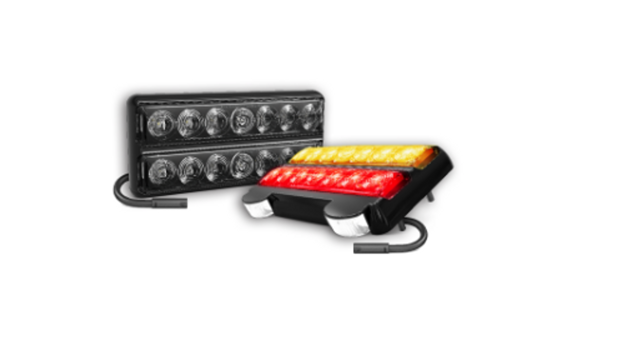 207BBARL2  Submersible Stop, Tail, Indicator & Licence Plate Lamp 12v Twin Pack. Plug and Play Kit. Ultimate LED.
