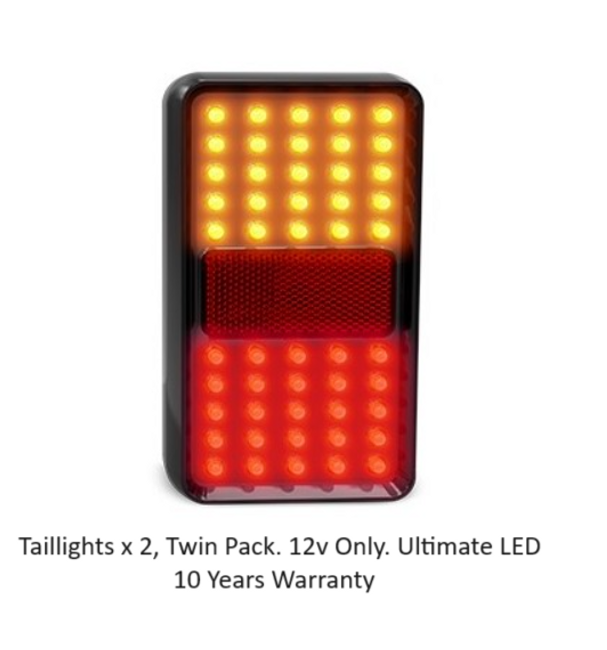 A212BAR2  Submersible Stop, Tail, Indicator Lamps 12v Twin Pack. Ultimate LED. 