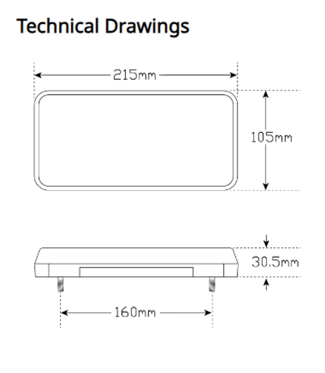 A216ARLP2. Submersible Boat trailer taillight kit with 400mm lead on each light. 5 year warranty