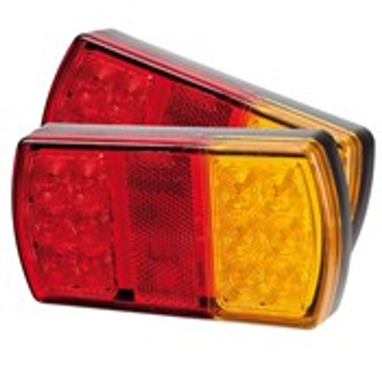 BR207LRP - Box Trailer LED Tail Light Kit. Twin Pack. Stop, Tail, Indicator and Reflector. 12v System. Roadvision. Ultimate LED.