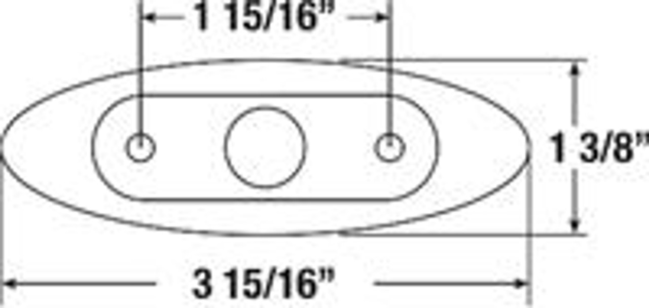 Line Drawing of the Chrome Bezel