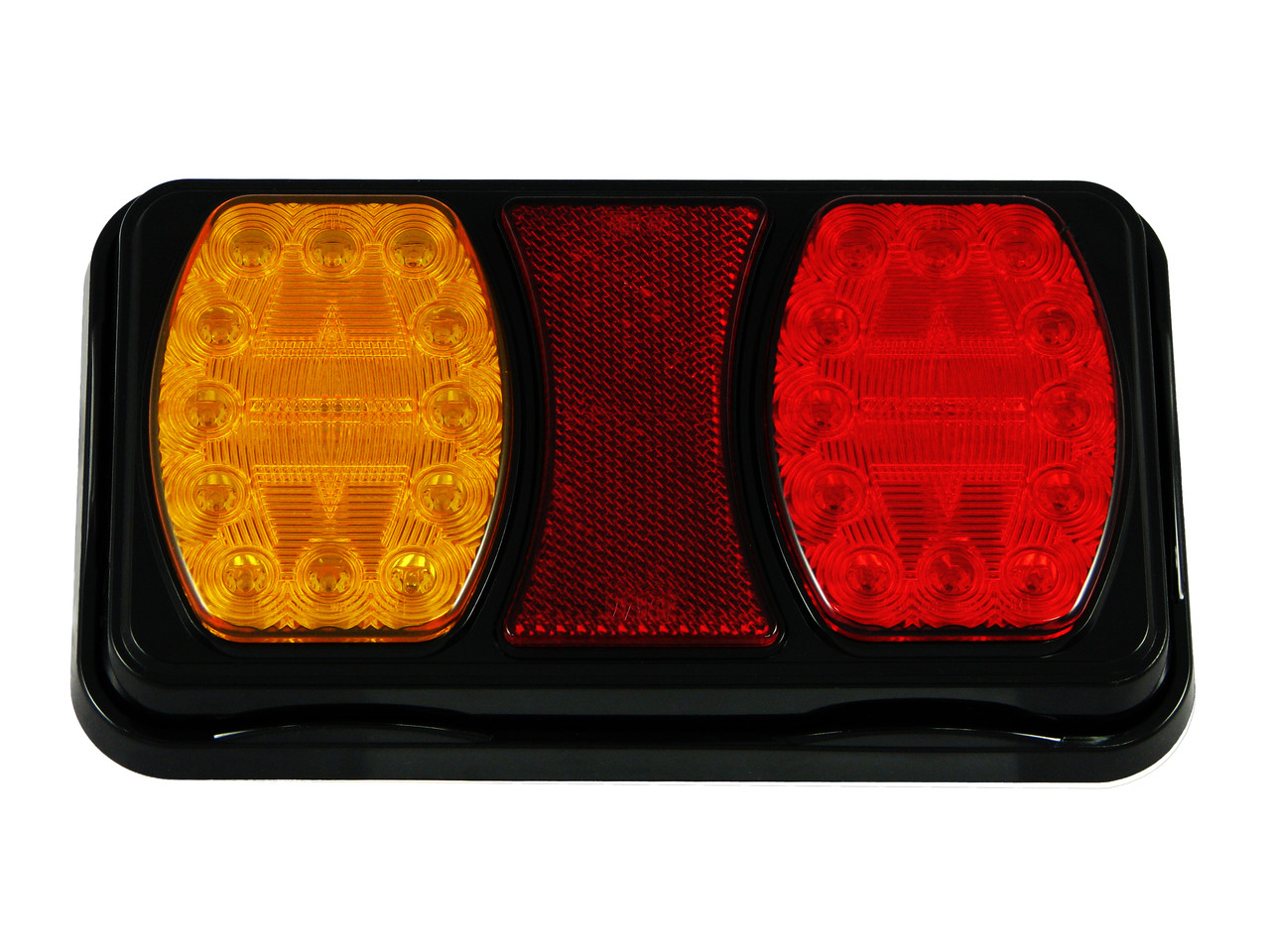 228RV. Compact LED Tail Light. Stop, Tail Indicator Lamp with built-in Reflectors. Quality, Tough Light. Caravan Friendly. Multi-Volt 12 & 24 Volt Systems. BR100AR. Twin Module LED Light.  Truck, Trailer, Ute or Caravan Tail Light Assembly. Built-in Reflector. Great Quality Tail Light. Weather, Vibration and Dust Proof. Ultimate LED
