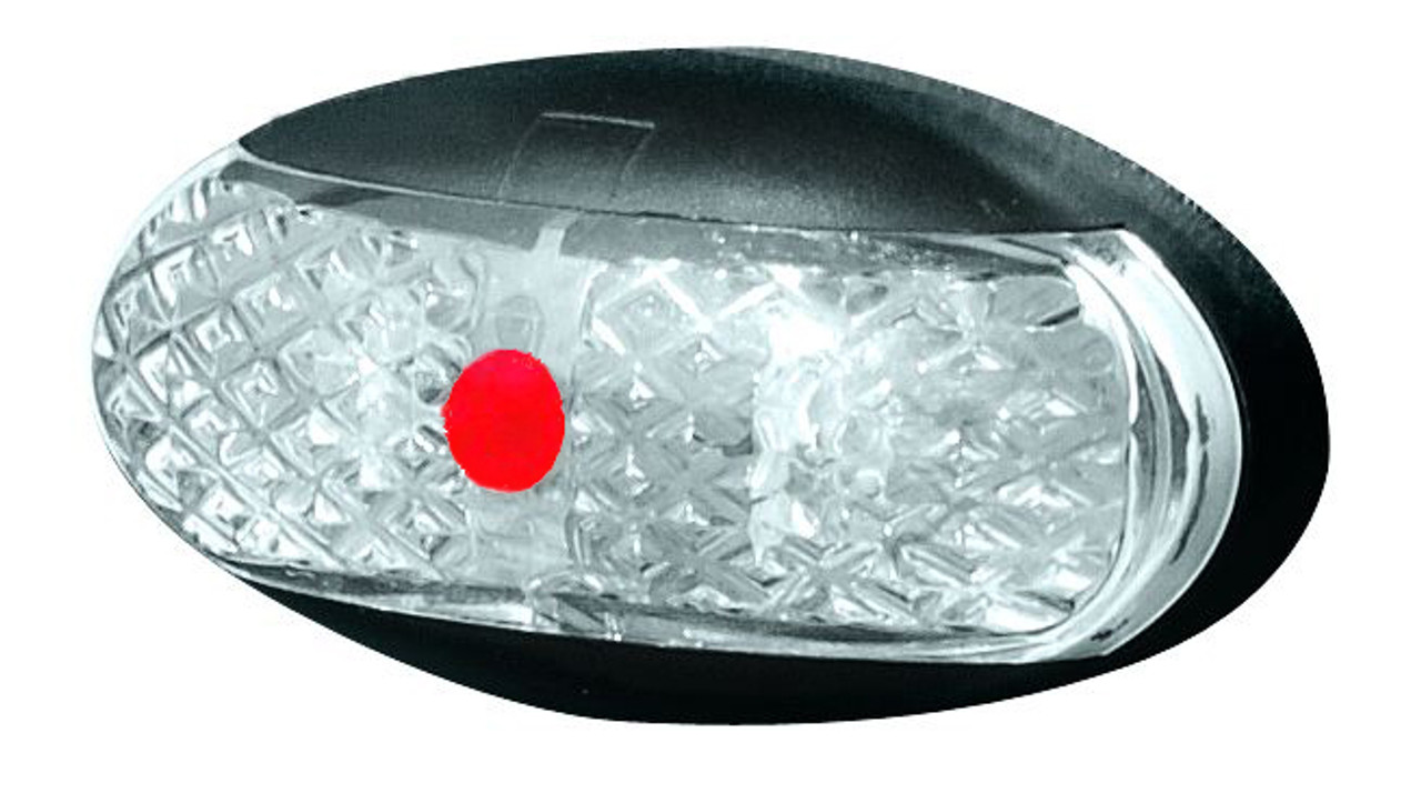 Roadvision Rear Marker - Red Marker LED Light. 2.5m Wiring Harness Box of 10