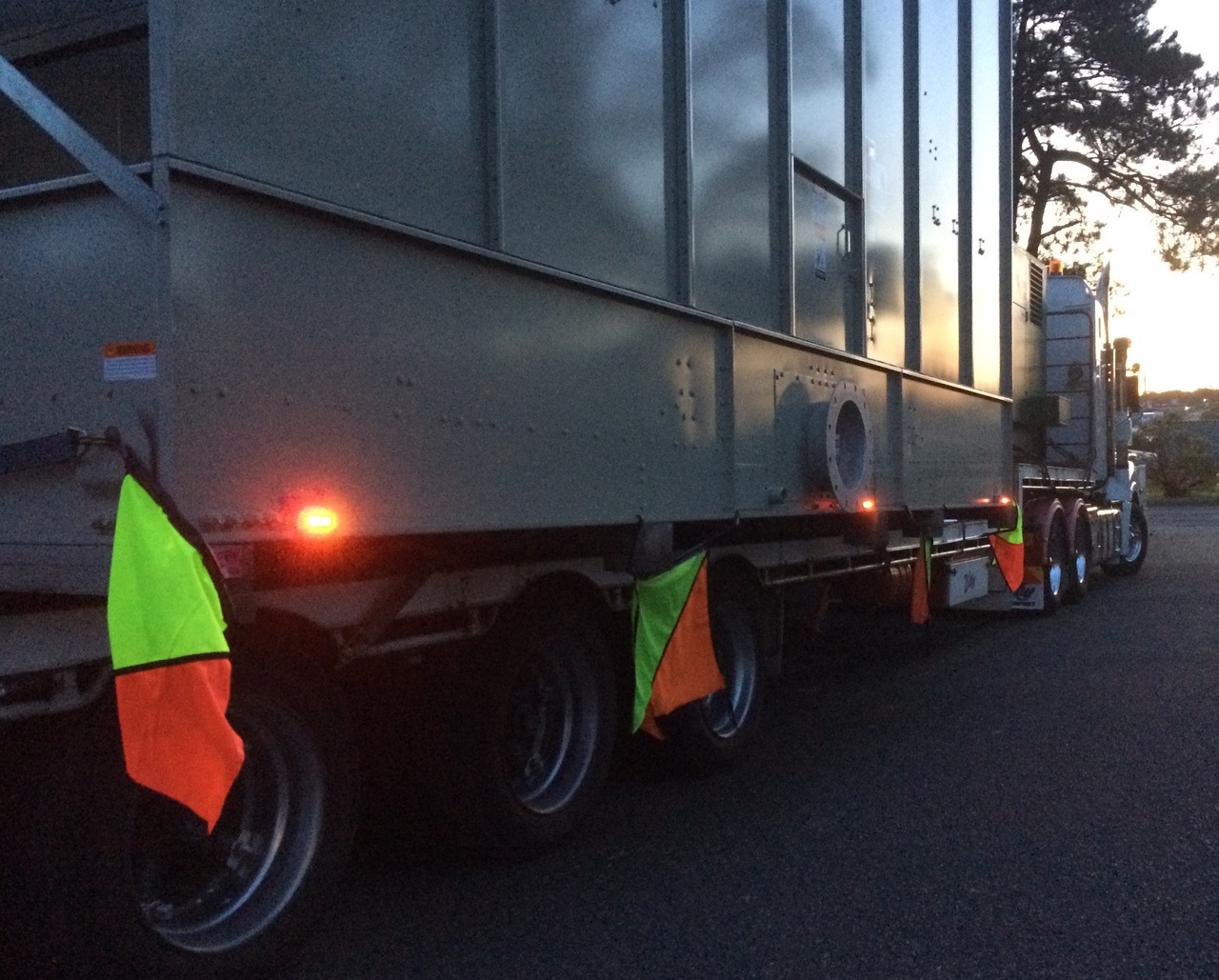 Our Oversize Clearance Lights fitted to this unit for Transportation. Supplied by Ultimate LED