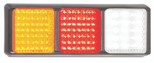 100BARWM - Combination Tail Light. Stop, Tail, Indicator & Reverse Triple Light Multi-Volt 12v & 24v Blister Single Pack. Caravan Friendly. LED Auto Lamps. Ultimate LED.  100BARWM - Combination Tail Light. Stop, Tail, Indicator & Reverse Triple Light Multi-Volt 12v & 24v Blister Single Pack. Caravan Friendly. LED Auto Lamps. Ultimate LED.