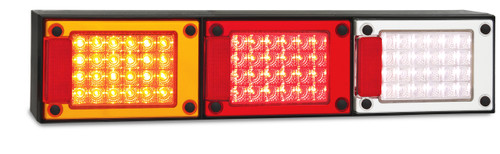J3BARWM - Jumbo Tail Lights, Stop, Tail, Indicator, Reverse Light with Reflectors Multi-Volt 12v & 24v. Caravan Friendly. Blister Single Pack. LED Auto Lamps. Ultimate LED.  J3BARWM - Jumbo Tail Lights, Stop, Tail, Indicator, Reverse Light with Reflectors Multi-Volt 12v & 24v. Caravan Friendly. Blister Single Pack. LED Auto Lamps. Ultimate LED.