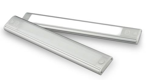 40260SMCU - Interior Strip Lamp with On & Off Touch Button Opaque Lens Silver Surround 12v Single Pack. AL. Ultimate LED. 40260SMCU - Interior Strip Lamp with On & Off Touch Button Opaque Lens Silver Surround 12v Single Pack. AL. Ultimate LED.