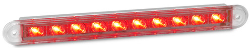 235CR12 - Stop & Tail LED Light. Twin Function Lamp 12v. Clear Lens & Red LED. LED Auto Lamps. Ultimate LED.