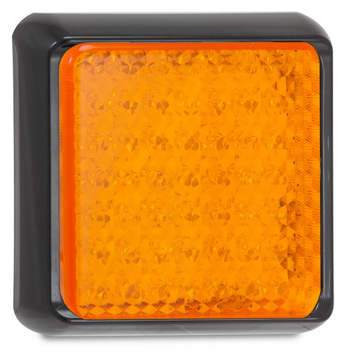100AM - Amber Indicator Light Multi-Volt 12v & 24v, Single Pack. AL. Ultimate LED. 