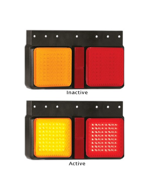 125BARML Stop, Tail, Indicator & Reflector Multi-Volt 12v & 24v Single Pack. AL. Ultimate LED.