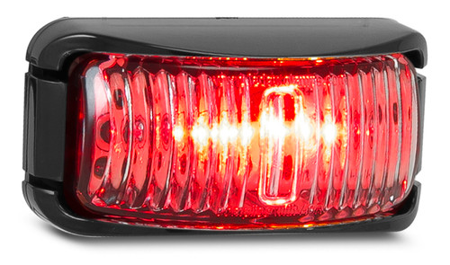 42RM - Rear End Outline Marker Multi-Volt 12v & 24v, Black Bracket Clear Lens Single Pack. AL. Ultimate LED.  42RM - Rear End Outline Marker Multi-Volt 12v & 24v, Black Bracket Clear Lens Single Pack. AL. Ultimate LED.