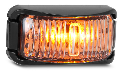 42AM - Side Direction Indicator Light Multi-Volt 12v & 24v, Black Bracket Clear Lens Single Pack. AL. Ultimate LED.   42AM - Side Direction Indicator Light Multi-Volt 12v & 24v, Black Bracket Clear Lens Single Pack. AL. Ultimate LED.
