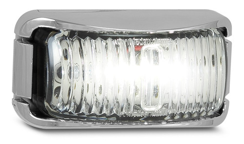 42CWMB - Front End Outline Marker Light Multi-Volt 12v & 24v. Caravan Friendly. Single Pack Black Bracket Clear Lens & White LED. LED Auto Lamps. Ultimate LED.   42CWMB - Front End Outline Marker Light Multi-Volt 12v & 24v. Caravan Friendly. Single Pack Black Bracket Clear Lens & White LED. LED Auto Lamps. Ultimate LED.