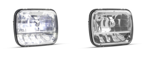 HL165 - 5 x 7' Sealed Beam Headlamp Low & High Beam with Park Function. Multi-Volt 10v & 32v Blister Twin Pack. LED Auto Lamps. Ultimate LED.   HL165 - 5 x 7' Sealed Beam Headlamp Low & High Beam with Park Function. Multi-Volt 10v & 32v Blister Twin Pack. LED Auto Lamps. Ultimate LED.