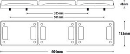 Line Drawing. BR601ARW. Roadvision Jumbo Rear Tail Light Assembly. This light can replace your Narva or Hella Tail light. Great Tough Light. Multi-Volt 12 & 24v DC Systems. Caravan and Confined Space Friendly. 