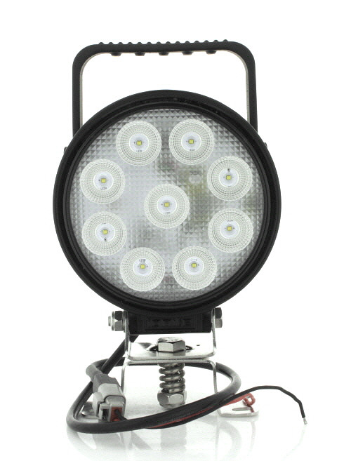 IWL9327F - Flood (Spread) Beam with Handle and On/Off Switch. 27 Watt Multi-Volt 135mm Round. Ignite. CD. Ultimate LED. 