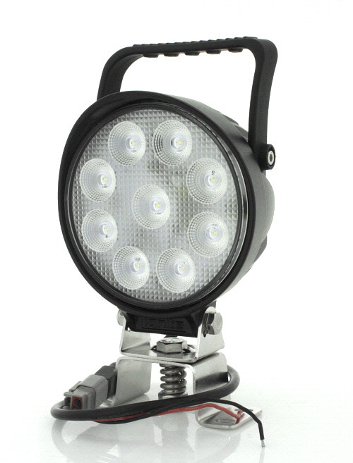 IWL9327F - Flood (Spread) Beam with Handle and On/Off Switch. 27 Watt Multi-Volt 135mm Round. Ignite. CD. Ultimate LED. 