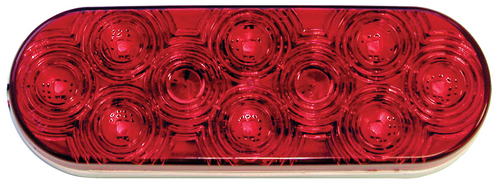 Quality LED Stop, Tail LED Lamp. Peterson USA – Made in the USA. Oval – Flush Mount with Rubber Mounting Grommet. New LumenX Range