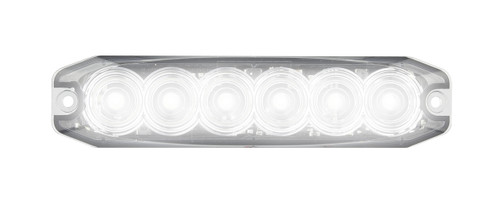12WM-2  - Reverse LED Slim Line Module Lamp White. Light Pattern x On Multi-Volt 12v & 24 Volt 3M Tape or Screw on Fitting. Twin Pack Clear Housing Clear Lens & White LED's. Super Slim Line Light. Go Stealth. Autolamps. Ultimate LED.