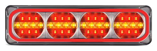 520ARRM-2 - Combination Tail Light. Large Tray & Truck Series Light. Diffused Tail Function. Sequential Indicator. Clear Lens. Stop, Tail and Indicator Lights. Twin Pack. Multi-Volt 12v & 24v. Autolamp.  Ultimate LED.  520ARRM-2 - Combination Tail Light. Large Tray & Truck Series Light. Diffused Tail Function. Sequential Indicator. Clear Lens. Stop, Tail and Indicator Lights. Twin Pack. Multi-Volt 12v & 24v. Autolamp.  Ultimate LED.