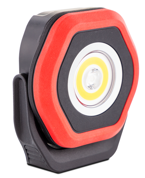 WTB115 - Rechargeable Work Light. Dual Spot and Flood Beam. Highly Efficient COB Design. 2 Year Warranty. Chemical Resistant. Impact Resistant. Autolamp. Ultimate LED. 