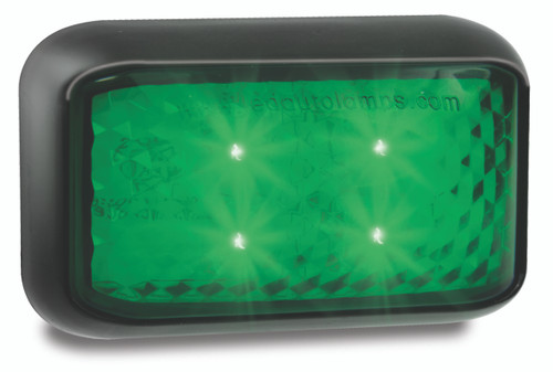 35GM - Green Coloured Lamp. Courtesy Light. Surface Mount. Low Profile Design. Multi-Volt 12v & 24v. Autolamp. Ultimate LED.  35GM - Green Coloured Lamp. Courtesy Light. Surface Mount. Low Profile Design. Multi-Volt 12v & 24v. Autolamp. Ultimate LED.