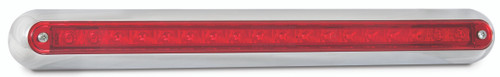 380CR12 - Stop, Tail Strip Light. Low Profile. Slimline Design. Chrome Bracket. 12v Only. Single Pack. 5 Year Warranty. Autolamp. Ultimate LED. 