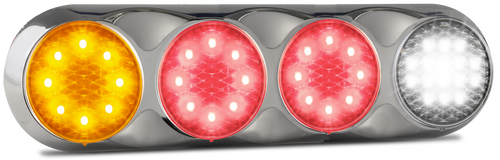 82CARRWMB - Quad Series Medium Truck and Trailer Light. Stop, Tail, Indicator and Reverse. Silver Housing. Screw on Bracket, Easy To Fit Lens. 3M Tape Mounting. Caravan Friendly. Multi-Volt 12v & 24v. Low Profile Design. No Visible Screws. 5 Year Warranty. Autolamp.  Ultimate LED.  82CARRWMB - Quad Series Medium Truck and Trailer Light. Stop, Tail, Indicator and Reverse. Silver Housing. Screw on Bracket, Easy To Fit Lens. 3M Tape Mounting. Caravan Friendly. Multi-Volt 12v & 24v. Low Profile Design. No Visible Screws. 5 Year Warranty. Autolamp.  Ultimate LED.
