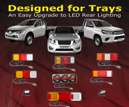 460ARWM2LR12/450+PATCHD-MAX - D-MAX LED Patch Cable System. Plug and Play. LED Upgrade. Designed for Trays. 460 Series Light. Stop, Tail, Indicator and Reverse. 12v Only. Lamp with Conversion Cable. Application to Suit Isuzu D-MAX. Autolamp. Ultimate LED. 