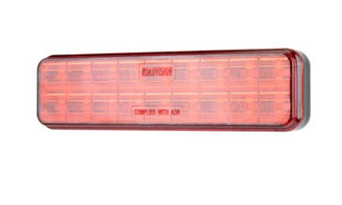 BR135R - LED Stop, Tail Lamp. BR135 Series. Multi-Volt 10-30V. 18 LED. Surface Mount. Single Pack. RoadVision. Ultimate LED. 