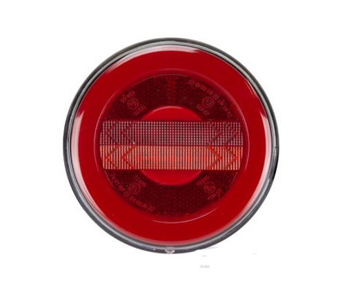 BR122ARR - Stop Tail and Indicator Light with Reflector. Round Stop Tail and Indicator Light. Surface Mount. Glow Tail Light. Multi-Volt 10-30v. RoadVision. Ultimate LED. 