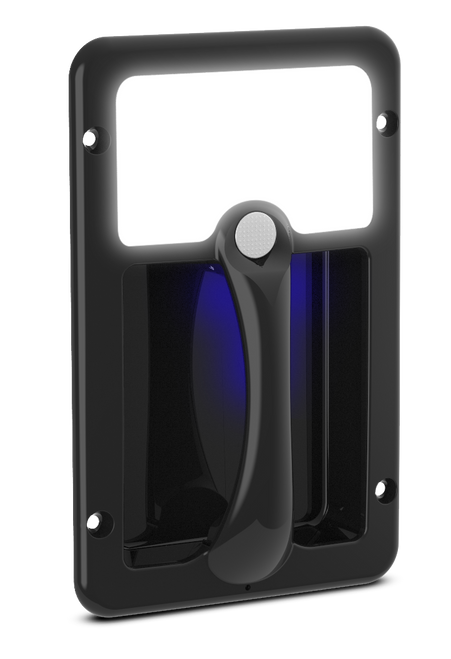 GH12B - Grab Handle Light with Blue Night Light. 12v Only. Low Profile Design. 2 Year Warranty. Single Pack. Autolamps. Ultimate LED. 