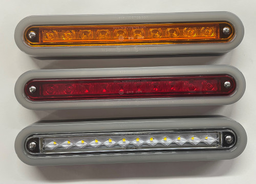 New Rear Taillight system with the outer stealth halo for the park light. Balance of the lights is a coloured lens with stop, indicator & reverse 12v DC New Rear Taillight system with the outer stealth halo for the park light. Balance of the lights is a coloured lens with stop, indicator & reverse 12v DC
