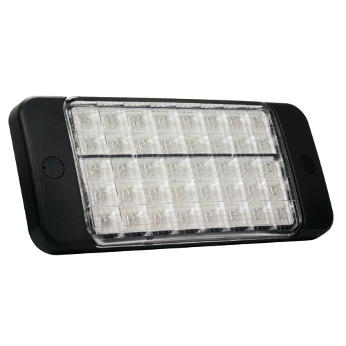 World's thinnest LED rear tail light. Peterson 1290A-R-B. Stop, Tail, Indicator with Clear Lens. This light replaces the Hella Dural LED Combination 2379