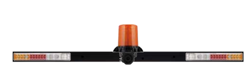 This Mine Light Safety Bar is fitted with the following - Stop, Tail, Indicator, Reverse Light, (LED) Safety Amber Beacon (Class 1 - LED) with a Back Up Alarm System. ADR Approvals with 5 year warranty