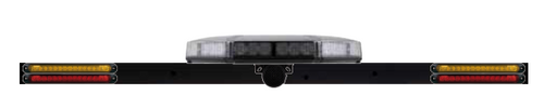 This Mine Light Safety Bar is fitted with the following - Stop, Tail, Indicator , (LED) Low Profile Safety Amber Beacon (Class 1 - LED) with a Back Up Alarm System. ADR Approvals with 5 year warranty
