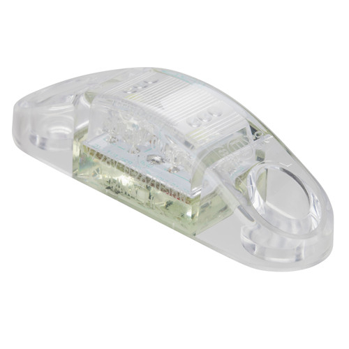 Peterson Red Marker Light. (Clear Lens) Chrome Bezel Available. Part Number B168-10 Peterson Red Marker Light. (Clear Lens) Chrome Bezel Available. Part Number B168-10