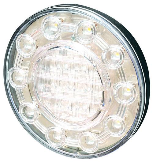 100mm Round Reverse LED Light 5 year Warranty
