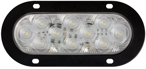 Quality LED Reverse Lamp. Peterson USA – Made in the USA. Oval – Flush Mount with Flange Mounting. New LumenX Range