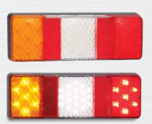250ARWM - Combination Tail Light. Stop Tail Indicator Reverse with Reflector Light. Multi-Volt 12v & 24v Blister Single Pack. LED Auto Lamps.Ultimate LED. 