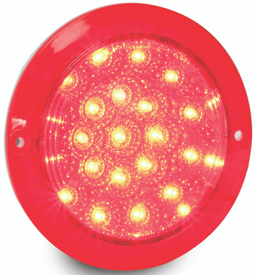 102RM - Stop Tail Round Light Coloured Lens Multi-Volt 12v & 24v Single Pack. AL. Ultimate LED.  102RM - Stop Tail Round Light Coloured Lens Multi-Volt 12v & 24v Single Pack. AL. Ultimate LED.