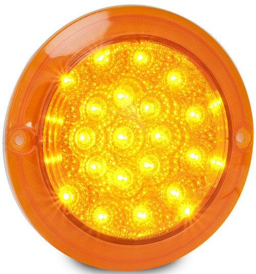 102AM - Rear Indicator Round LED Light. Recessed Mount, Screw Secured. Coloured Lens. Multi-Volt 12 Volt & 24 Volt Systems. Blister Single Pack. LED Auto Lamps. Ultimate LED.  102AM - Rear Indicator Round LED Light. Recessed Mount, Screw Secured. Coloured Lens. Multi-Volt 12 Volt & 24 Volt Systems. Blister Single Pack. LED Auto Lamps. Ultimate LED.